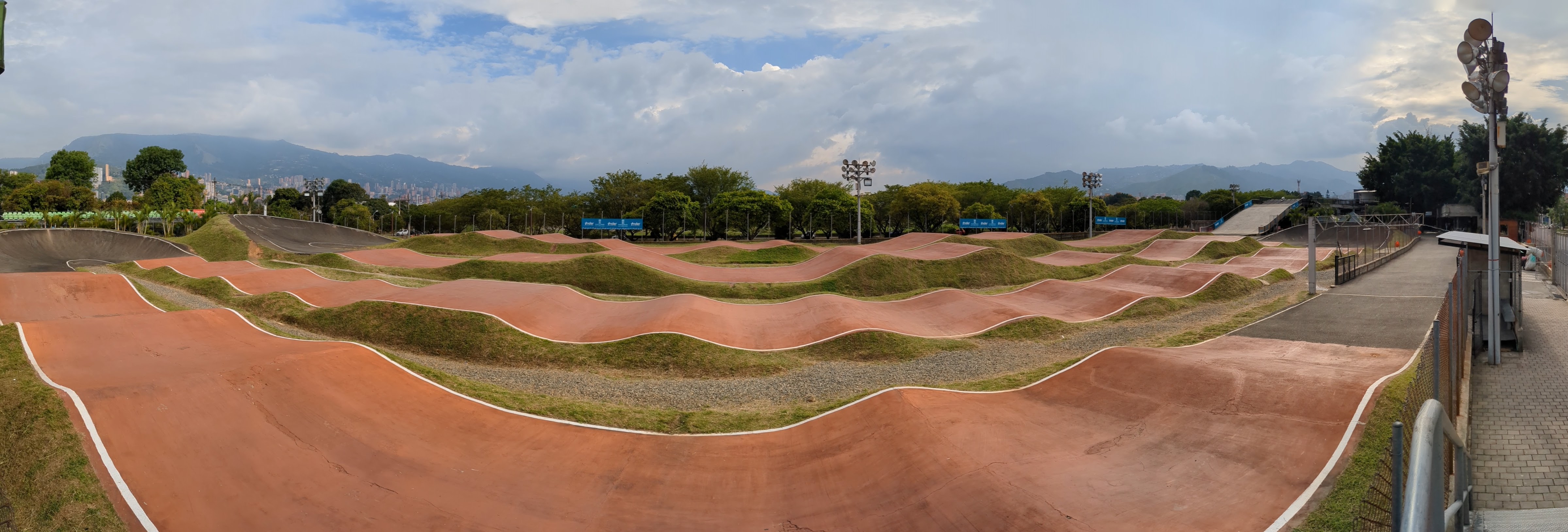 Large BMX race course